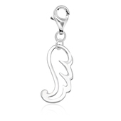 Wing Shape Silver Charms CH-57